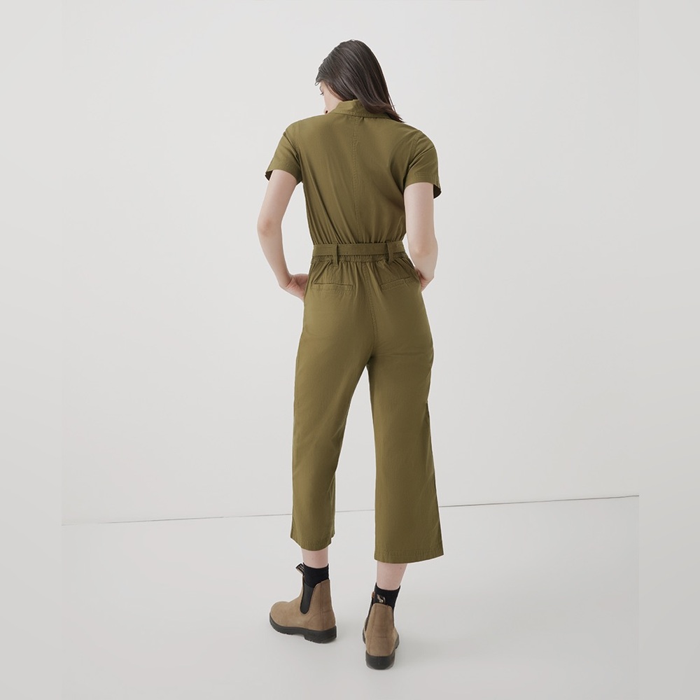 Pact Boulevard Jumpsuit NWT - Green